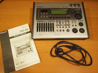 Roland TD 20 Electric Drum Brain Module V Drum TD20 12 10 9 8 6V 4 3 