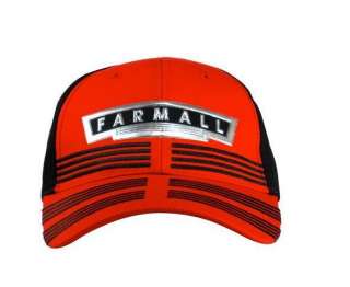 Farmall Tractor 6 Panel Black and Red Hat   Cap Gift IH  