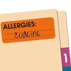  Redi Tag Allergies Medi Label