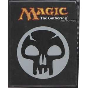    Magic the Gathering Black Mana Symbol 4 Pocket Binder Toys & Games