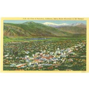   Postcard Panoramic View of Pasadena California 