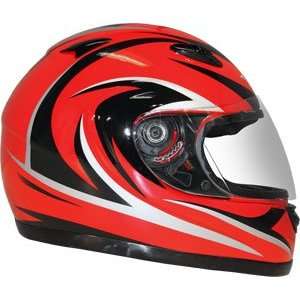  Small DOT Red Full Face Motorcycle Helmet Automotive