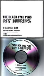 BLACK EYED PEAS My Humps RARE RADIO VERSION PROMO DJ CD  