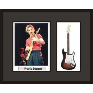  FRANK ZAPPA Guitar Shadowbox Frame Musical Instruments