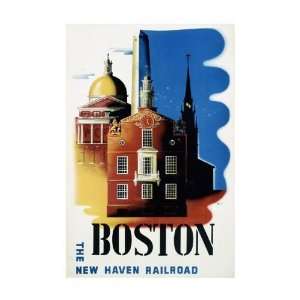  Ben Nason   New Haven Railroad / Boston Giclee Canvas 