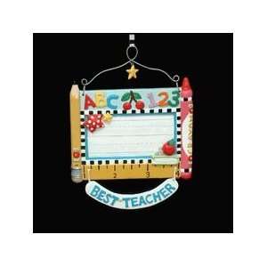  2078 Best Teacher Personalized Christmas Ornament