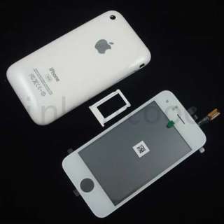 BACK HOUSING +LCD TOUCH SCREEN GLASS FOR IPHONE 3G 16GB  