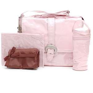    Kalencom Designer Boutique Baby Pink Tote Diaper Bag Gift Set Baby
