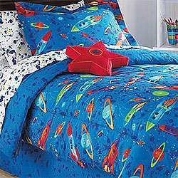 nEw OUTER SPACE Saturn Stars Bedding FULL COMFORTER SET  