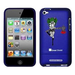  Zombie Chick on iPod Touch 4g Greatshield Case 