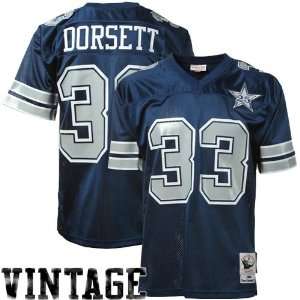   Cowboys Tony Dorsett 1984 Authentic Throwback Jersey   Navy Blue