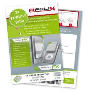  2 x atFoliX FX Mirror Stylish screen protector for Medion 