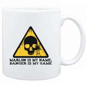  Mug White  Marlon is my name, danger is my game  Male 