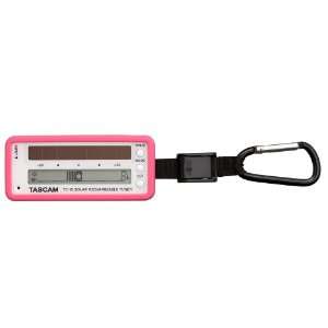  TASCAM TC 1S Solar Powered Tuner   Pink Musical 