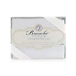  White Charmeuse 100% Silk Pillow Slip by Branche Beauty