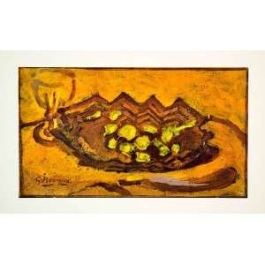   Abstract Cubism Georges Braque   Original Rotogravure