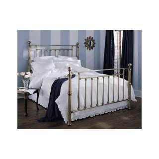 Waldorf Aged Brass Bed with Frame