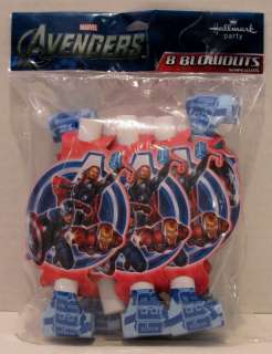   The Avengers Birthday Party Favors 8 Masks Blowouts Hallmark  