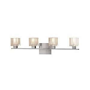 Access Lighting 23834 SAT/CCL Astor Wall Vanity, Satin Finish with 