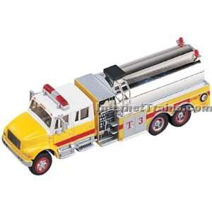  4900 3 Axle Crew Cab Fire Tanker   Yellow/White Toys & Games