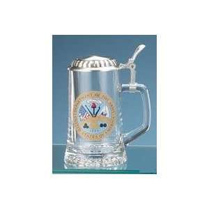  US Army Glass Tankard 