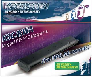 KWA genuine high capacity 50 rounds airsoft gas pistol magazine for 