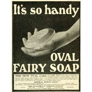   Toiletries Skin Care Admiral Dewey   Original Print Ad