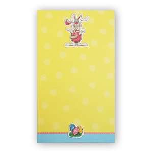  Yellow Dots Card with Easter Bunny 