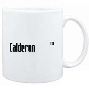 Mug White  Calderon TM  Last Names 