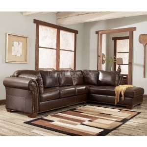  Ashley Furniture Marlo   Mahogany Right Corner Chaise 