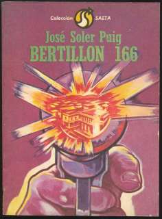 JOSE SOLER PUIG Bertillón 166 LETRAS CUBANAS 1982 CUBA  