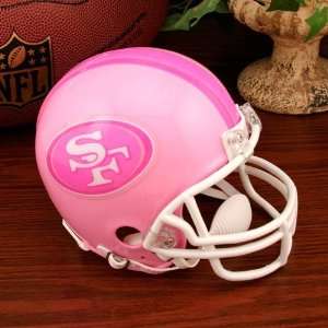 Riddell San Francisco 49ers Pink Breast Cancer Mini Helmet  
