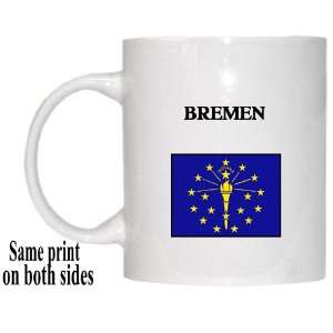  US State Flag   BREMEN, Indiana (IN) Mug 