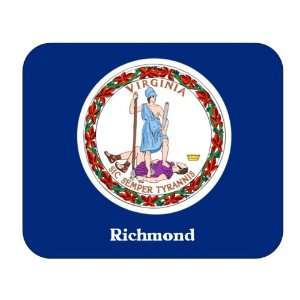  US State Flag   Richmond, Virginia (VA) Mouse Pad 