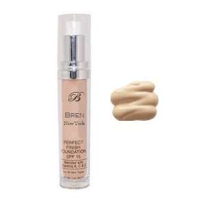  Bren New York Perfect Finish Foundation for a Light Warm 1 
