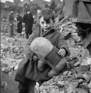 WWII Photo, Blitz Bombing Victim London 1940 WW2  