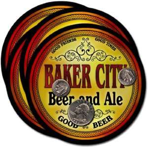  Baker City, OR Beer & Ale Coasters   4pk 