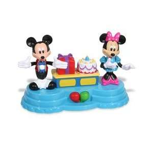 Talkin Bobbin Figures 2 Pack Birthday Surprise with Mickey & Minnie