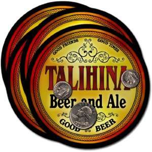  Talihina, OK Beer & Ale Coasters   4pk 