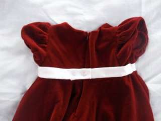 Valentine Dress Bonnie Baby 24 months EUC Red Infant FS  