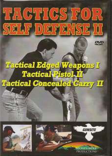 TACTICS FOR SELF DEFENSE II ~ Personal Defesne DVD NEW  