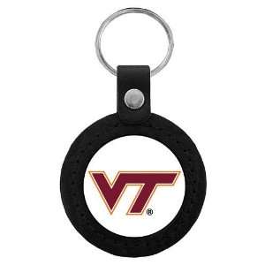  Virginia Tech Hokies NCAA Classic Logo Leather Key Tag 