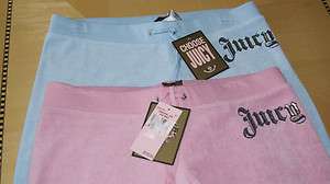 JUICY COUTURE Velour Pants Women’s NEW NWT #19 D/S FANCIFUL NWT MSRP 