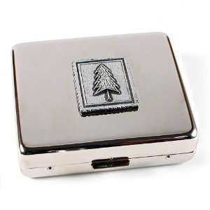 Douglas Fir Tree Pewter Pill Box by Crosby and Taylor