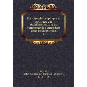  Histoire philosophique et politique des Ã©tablissements 