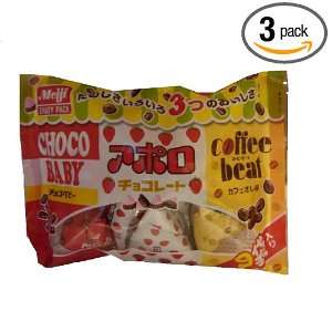 Meiji Choco Baby/Apolo, 4.76 Ounce Bags Grocery & Gourmet Food
