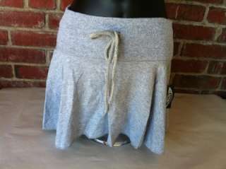 Exist Cotton Pleated Knit Lounge Beach Mini Skirt M JR  
