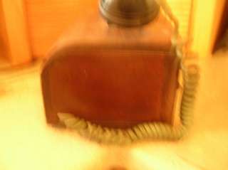 Vintage Antique Phone Switchboard Wood Rotary Dial  