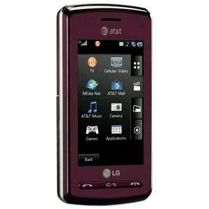 UNLOCKED AT&T LG Vu Cu920 TV Touch 3G Phone RED WINE WORKS WITH ANY 