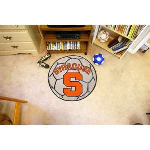  BSS   Syracuse Orangemen NCAA Soccer Ball Round Floor Mat 